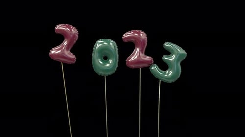 Balloon 2023 Fly Away Magenta And Green