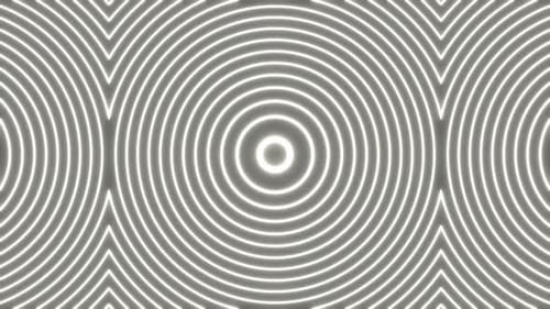 White Glowing Curly Pattern Background Vj Loop In 4K