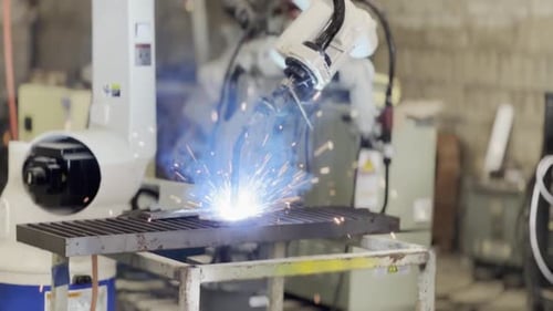 Robots In The Robotic Automation Factory