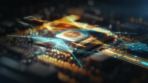 Uma visão aproximada do processador de IA