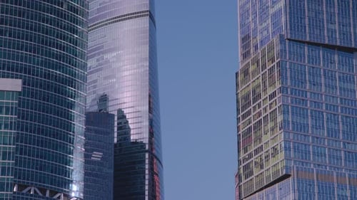 Buildings Of Business Centers In Moscow