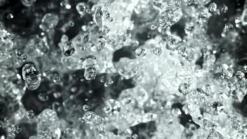 Bubbling Water Close Up Abstract Background