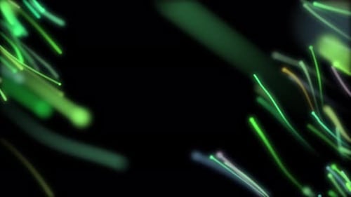 Fiber optic cables on a background transferring data to the world