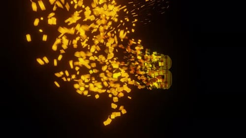 Happy New Year 2023 Sparkles 3D Animation