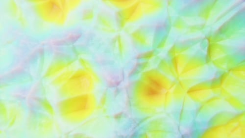 Abstract Pattern with Multicolored Moving Crystal Shaped Object Loop