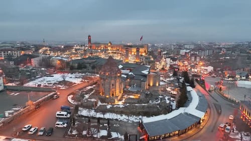 Madrasa with Double Minarets
