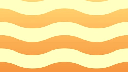 Motion graphics element smooth orange wave animated video background