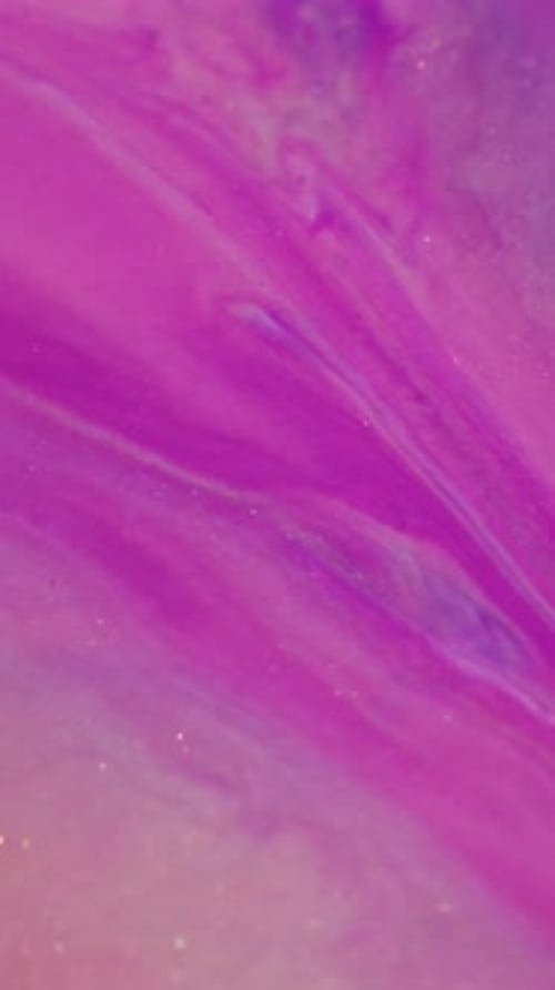 Vertical Shiny Stream Liquid Texture Ink Particle