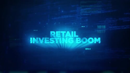 Futuristic Glitch Digital Text Title Reveal