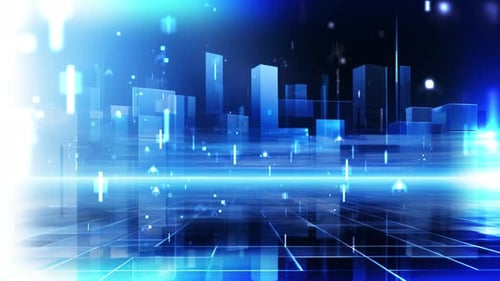 Blue Corporate Background Loop