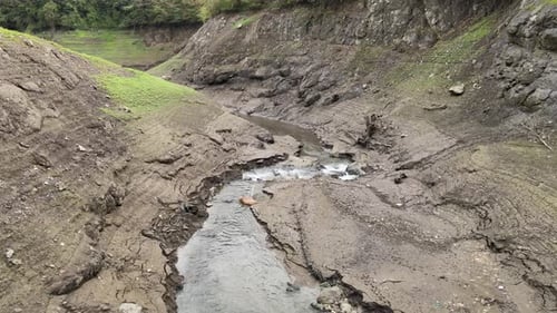 aerial dry river