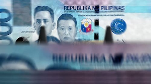 Philippines Peso money counting machine down loop