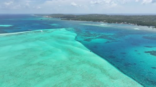 Underwater Dune At San Andres In Providencia Y Santa Catalina Colombia.