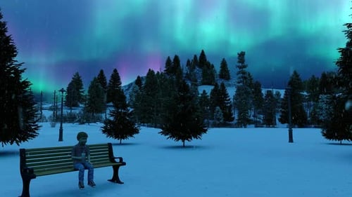 Winter Background 4k