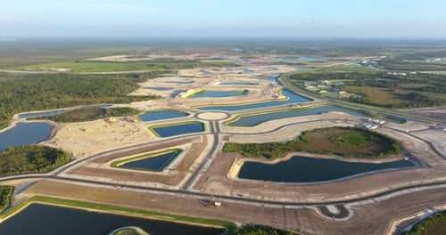 Prepared for Building Works Construction Site in Florida Rural Area Development of Residential
