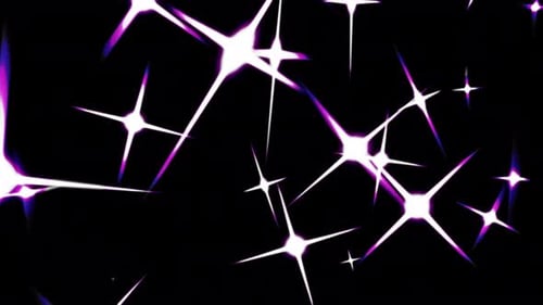 Bright Glowing Star Sparkle Overlay