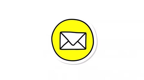 Mailbox Sticker Alpha Animation