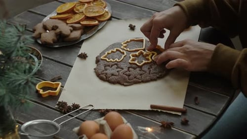 Festive Gingerbread Cookie Making for Christmas Holiday