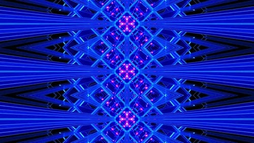 Futuristic Mesmerizing Tunnel Background Video