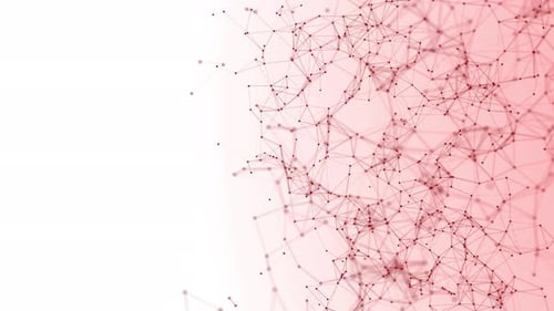 Abstract Polygonal Background Connecting Dots and Lines Global Network Connection