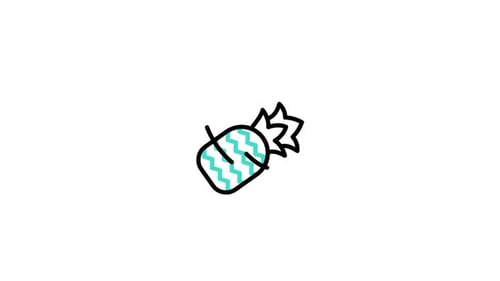Pineapple Animated Icon