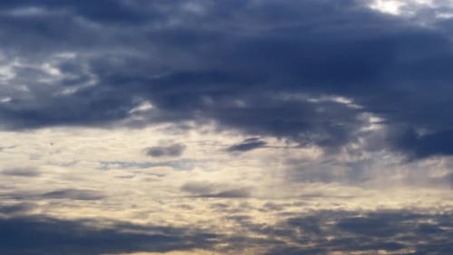 Dichte Wolkenschicht