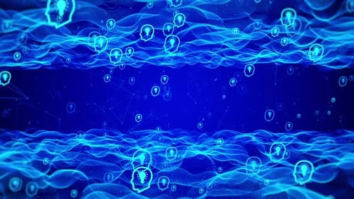 Creative Idea Technology Background Loop