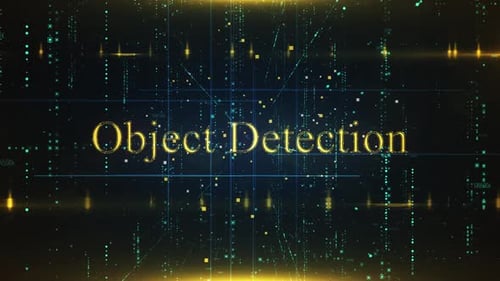 Object Detection Word On Technology Background