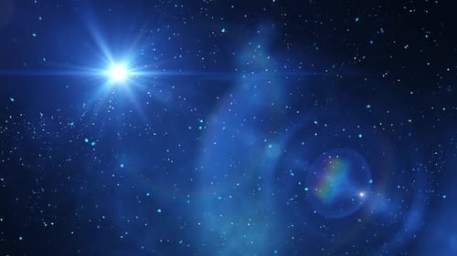 Animación de la nebulosa del espacio profundo