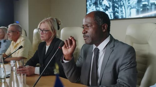 Panel Discussion at a Corporate Meeting