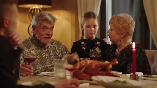 Family Gathering at Home Celebrates Togetherness