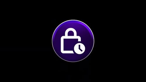 Lock Clock Symbol