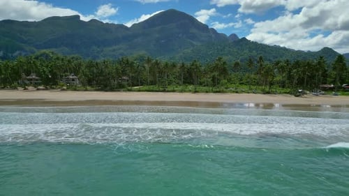 Sand Beach on Philippines Island