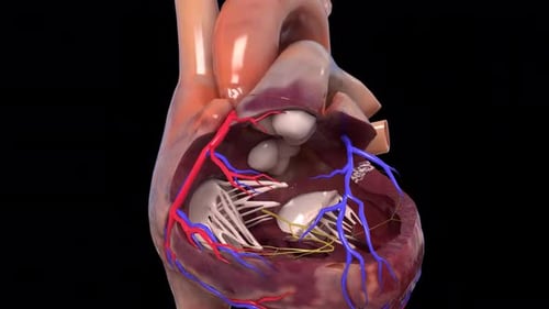 Human Heart Anatomy 3D Medical Animation