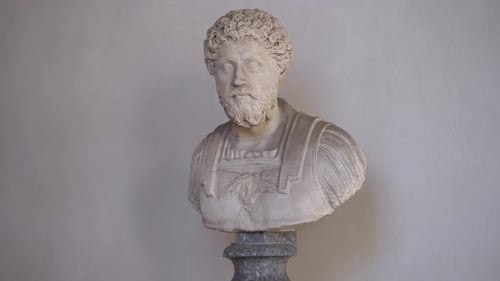 Marcus Aurelius antike geschnitzte Büste