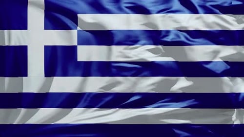 Neue Flagge Griechenlands