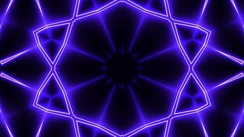 Vibrant Starburst Motion Background