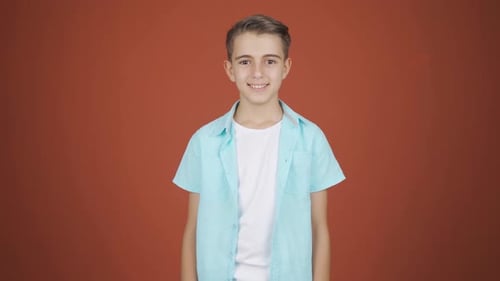 Boy smiling at camera