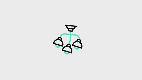 Ceiling Lamp Animated Icon