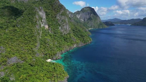 Tropical Philippines Islands Sea Panorama