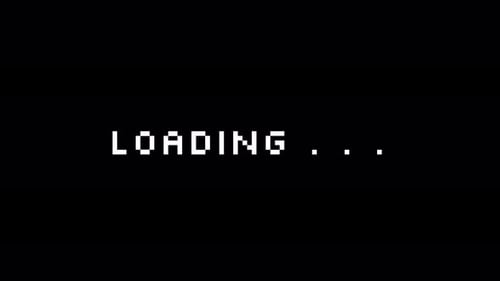 Sci Fi Loading Glitch Motion Effect