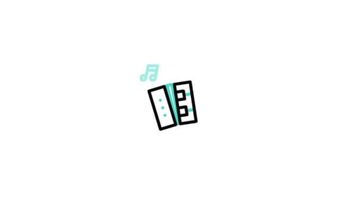 Icono animado de acordeón