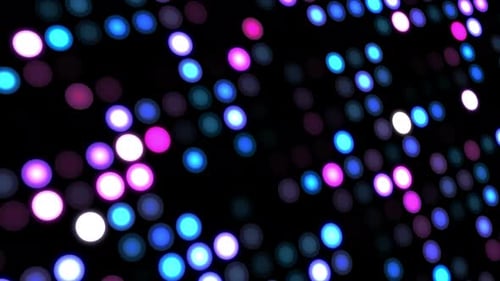 Vibrant Geometric Dots Moving Abstract Background
