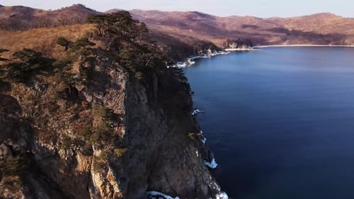Captured From Sky Northern Nature Ocean Rocks Standing Strong Against Tides Northern Nature Symbol