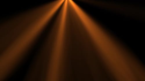 Abstract Rotating Orange Light Rays Effect Overlay
