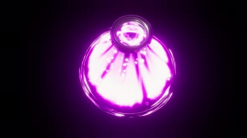 Abstract Purple Energy Burst Reveal Transition