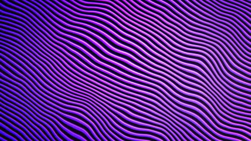 Abstract Wavy Neon Lines Fluid Motion Background