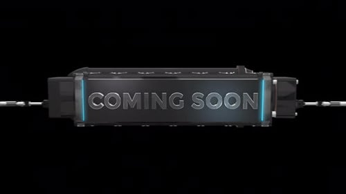 Futuristic Mechanical Panel Opener Text Reveal