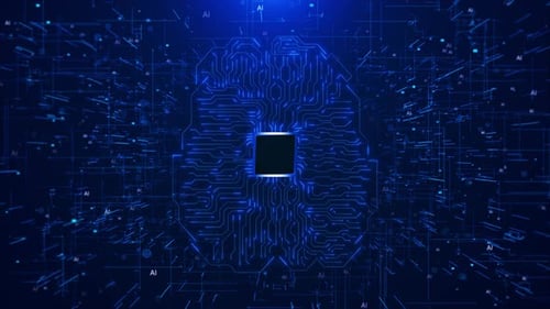 Artificial Intelligence AI Data Mining Deep Learning Computer Technology Futuristic Cyber Technology