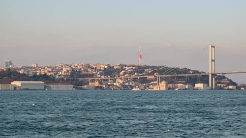 Bosphorus Bridge in Istanbul Turkey